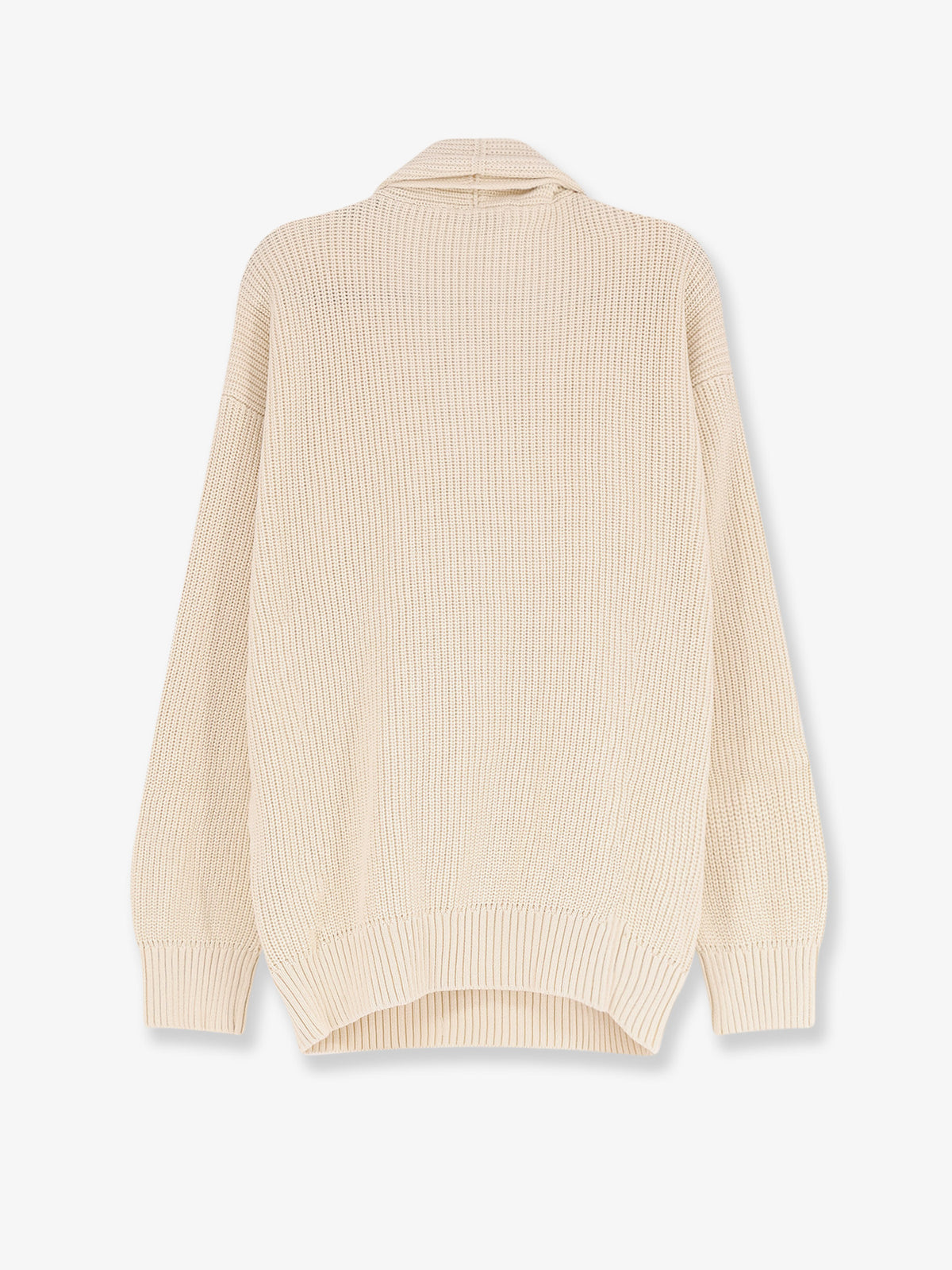 Maglia in cotone con scollatura incrociata