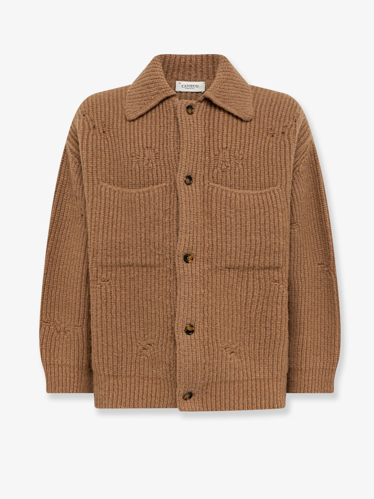 Ribbed wool jacket