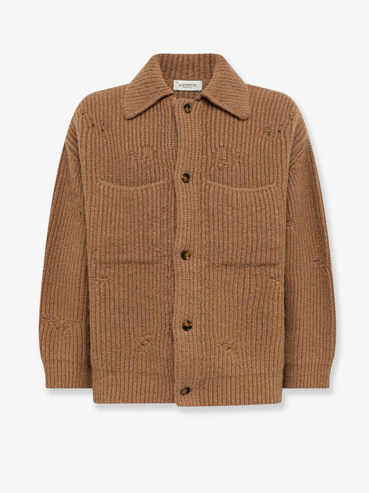 Ribbed wool jacket