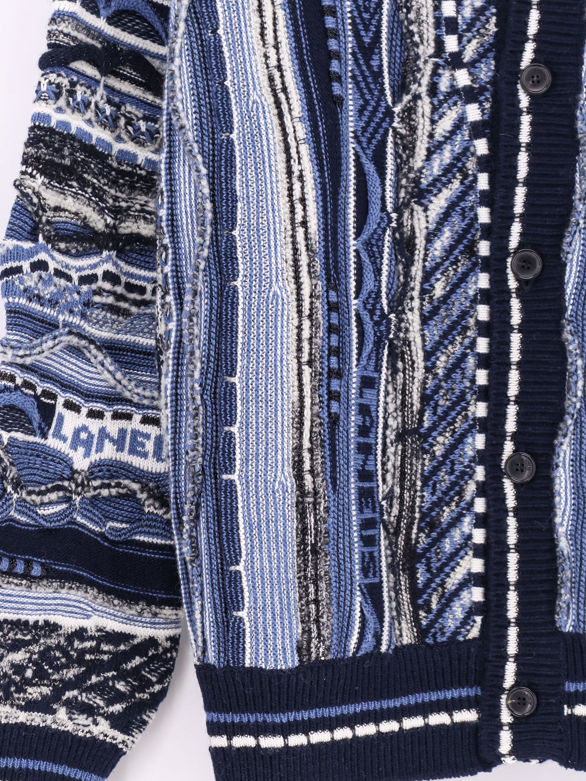 Jacquard-pattern cardigan
