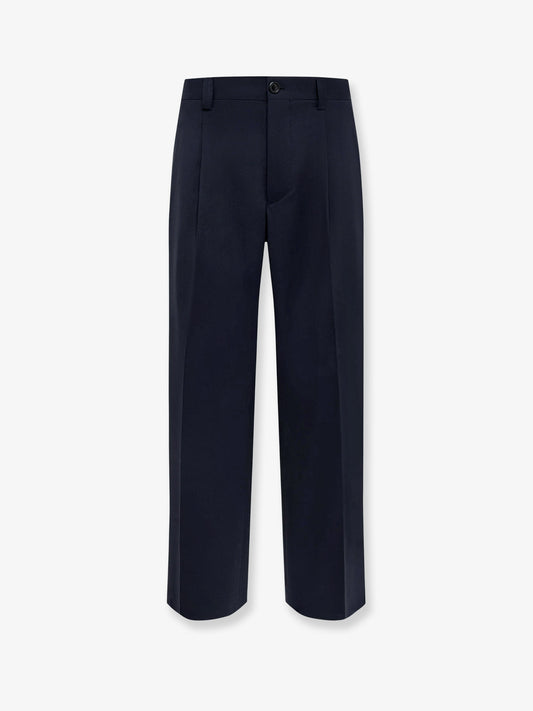 Virgin wool blend trousers