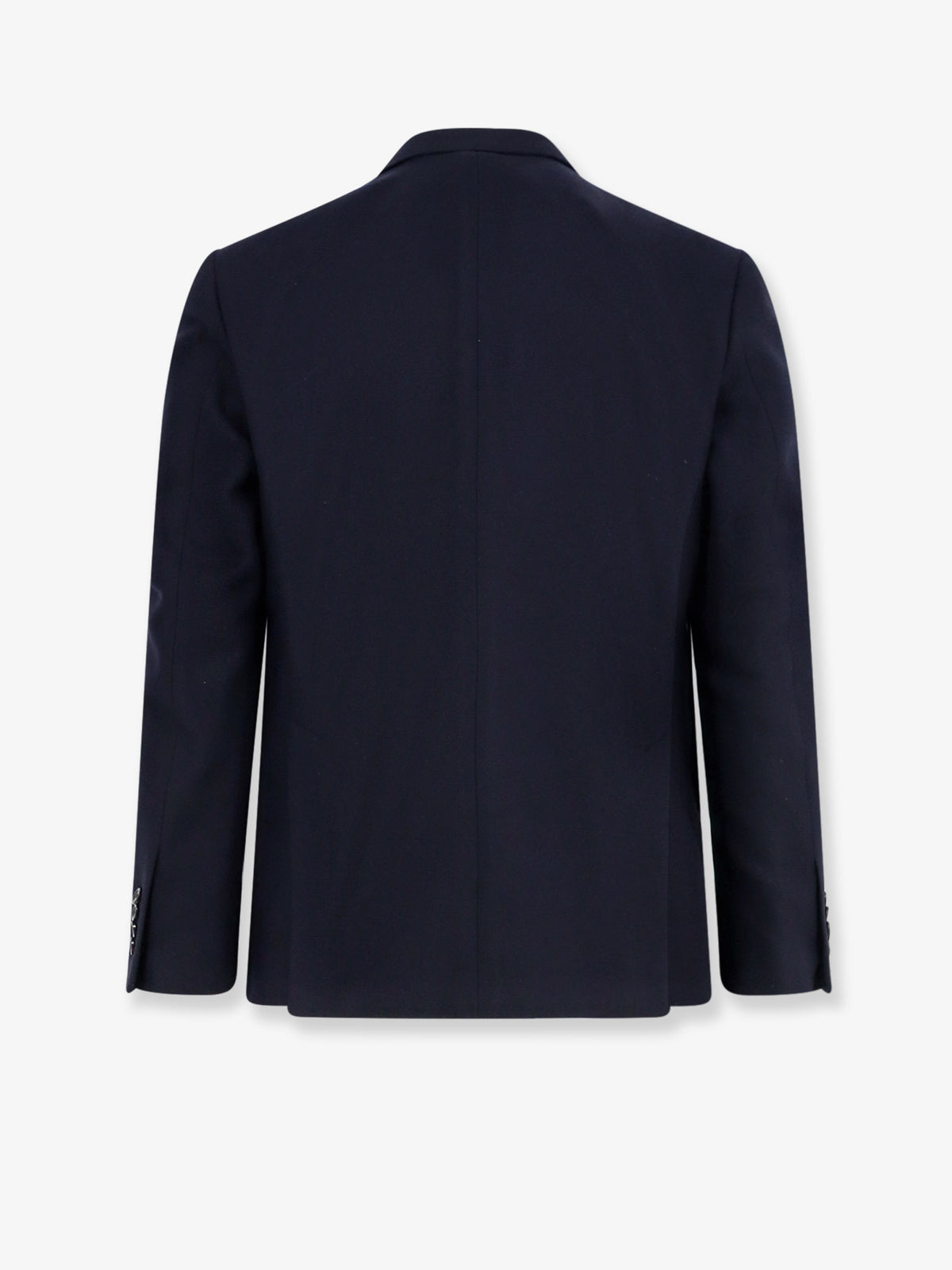 Cashmere blazer with iconic metal pin