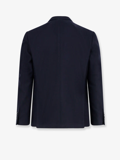 Cashmere blazer with iconic metal pin thumbnail