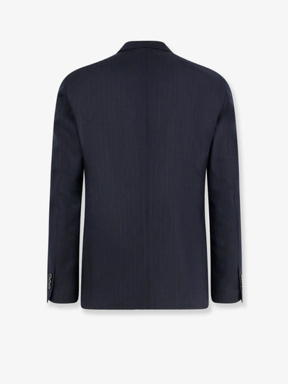 Virgin wool suit with pinstripe pattern thumbnail