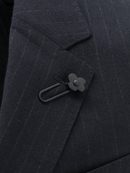 Virgin wool suit with pinstripe pattern thumbnail