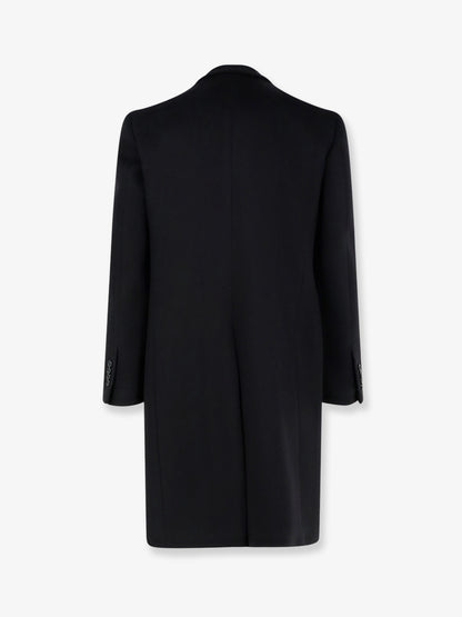 Single-breasted coat with iconic brooch thumbnail
