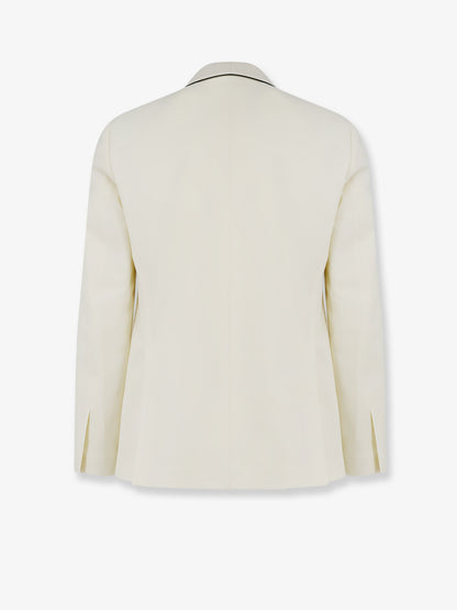 Wool blend blazer with contrasting profiles thumbnail