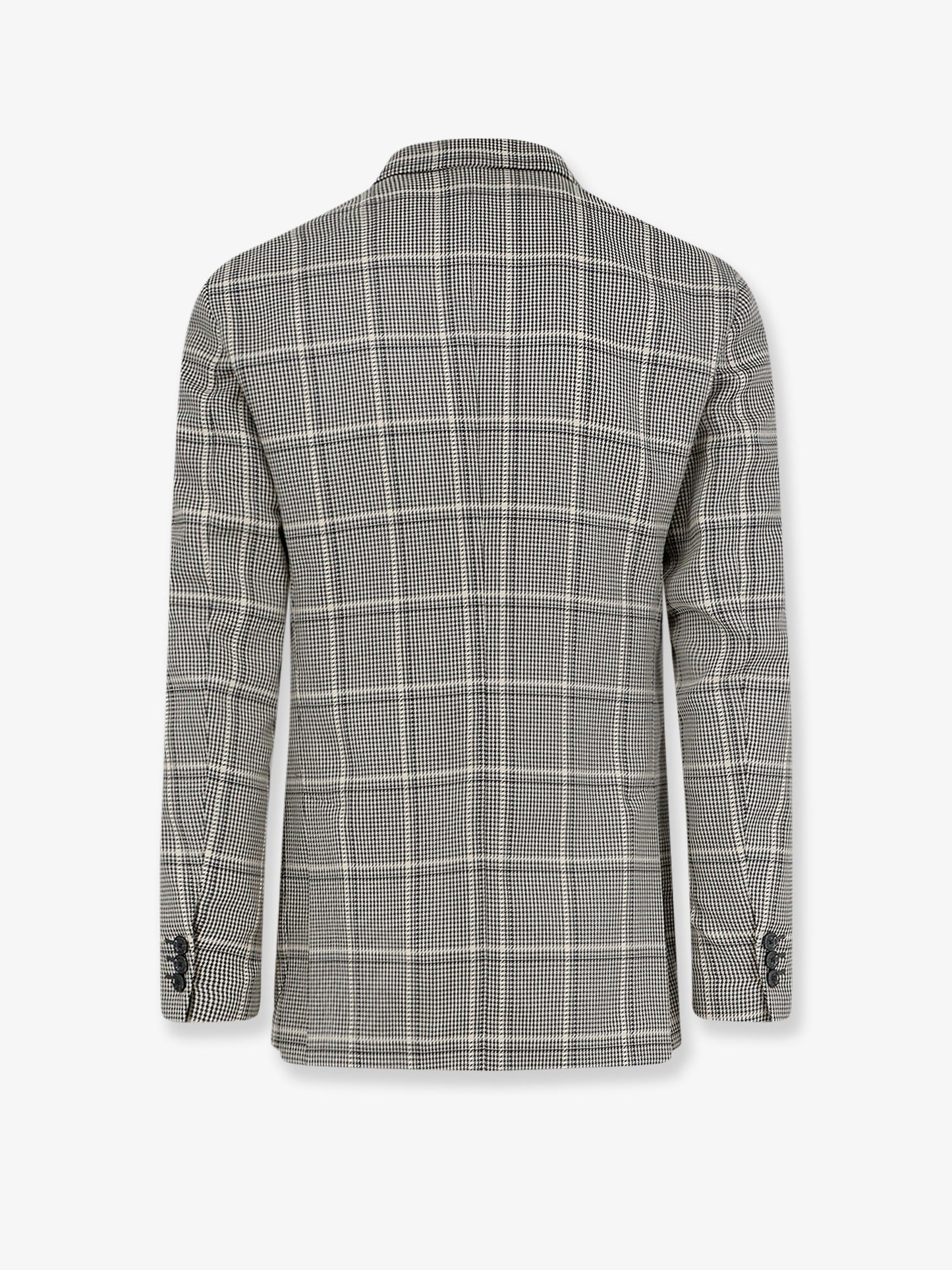 Wool and cotton blend blazer