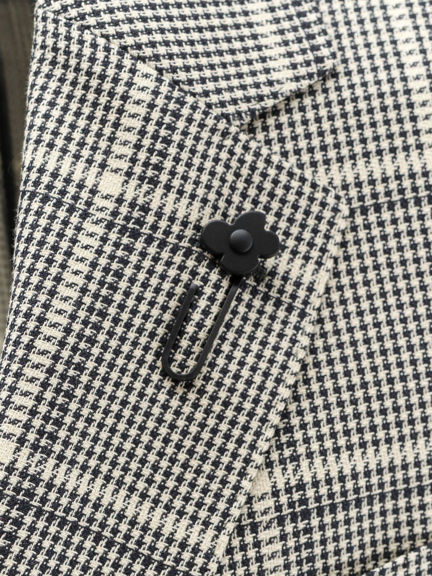 Wool and cotton blend blazer
