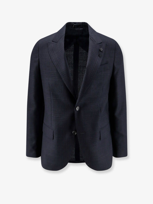 Prince of Wales wool blazer