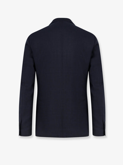 Prince of Wales wool blazer thumbnail
