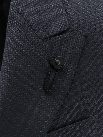 Prince of Wales wool blazer thumbnail