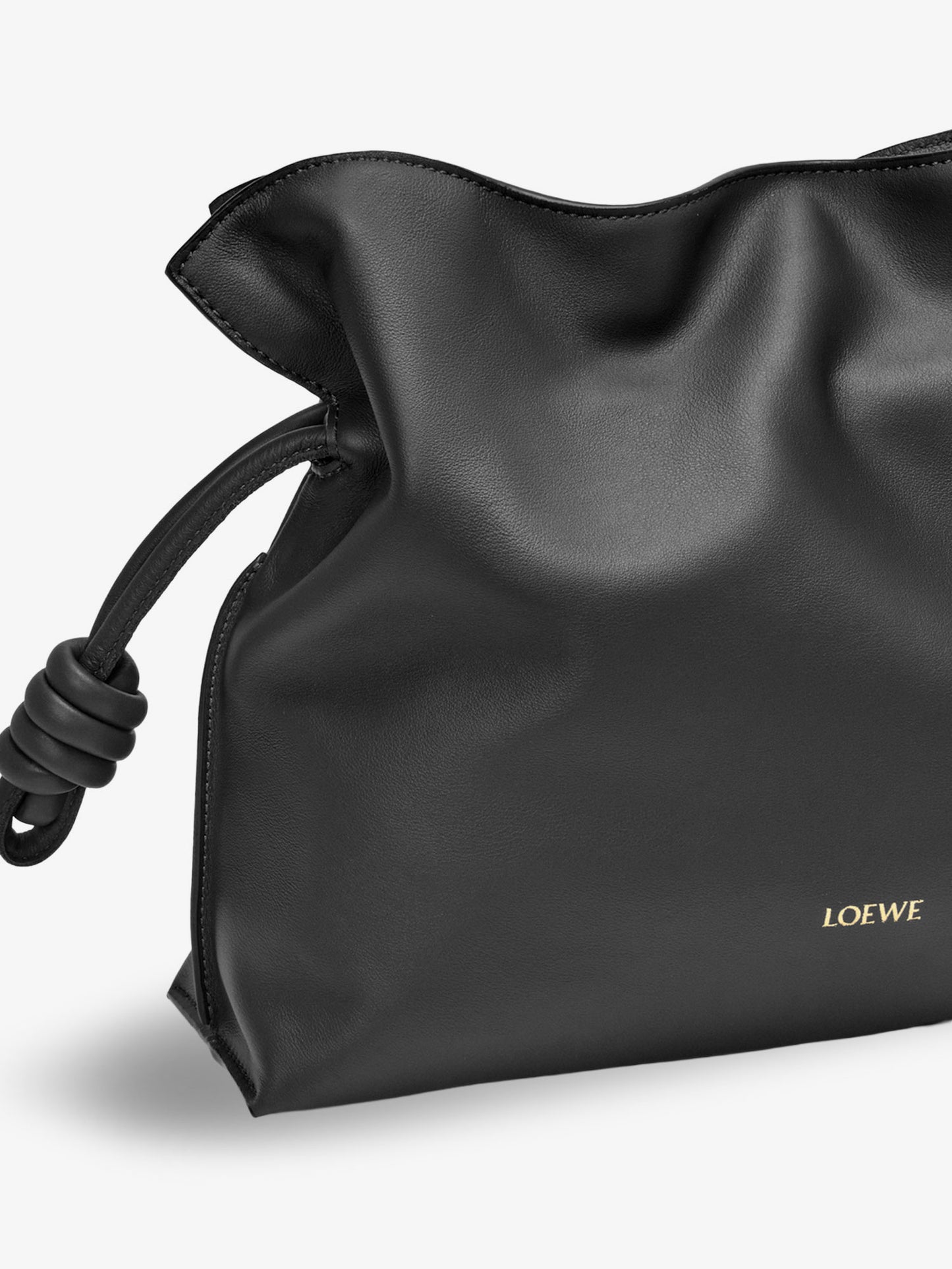 Flamenco leather clutch bag
