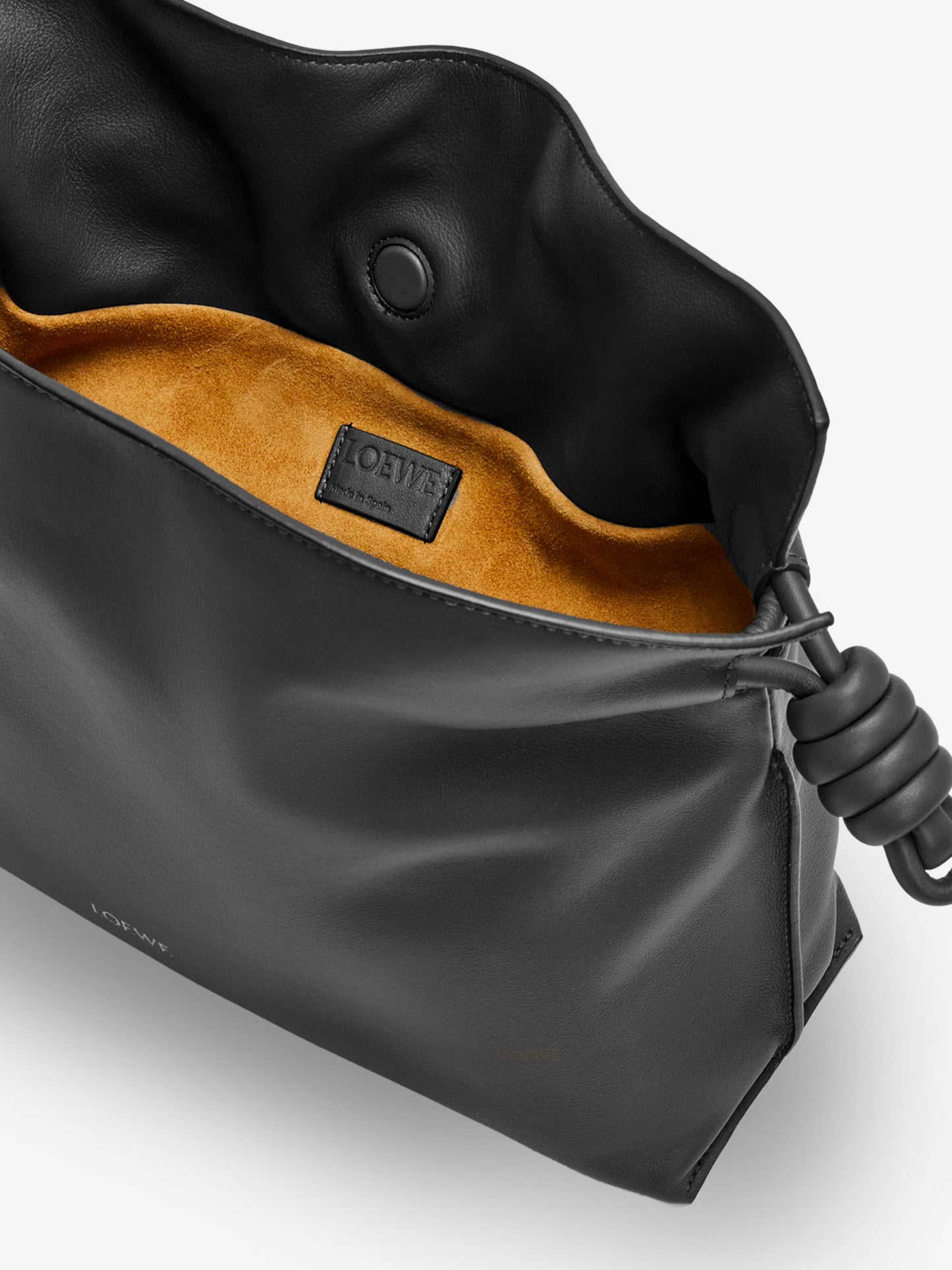 Flamenco leather clutch bag
