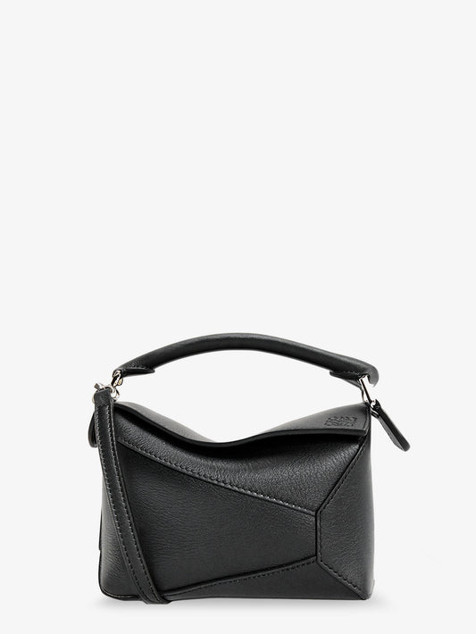 Puzzle Edge Leather Handbag