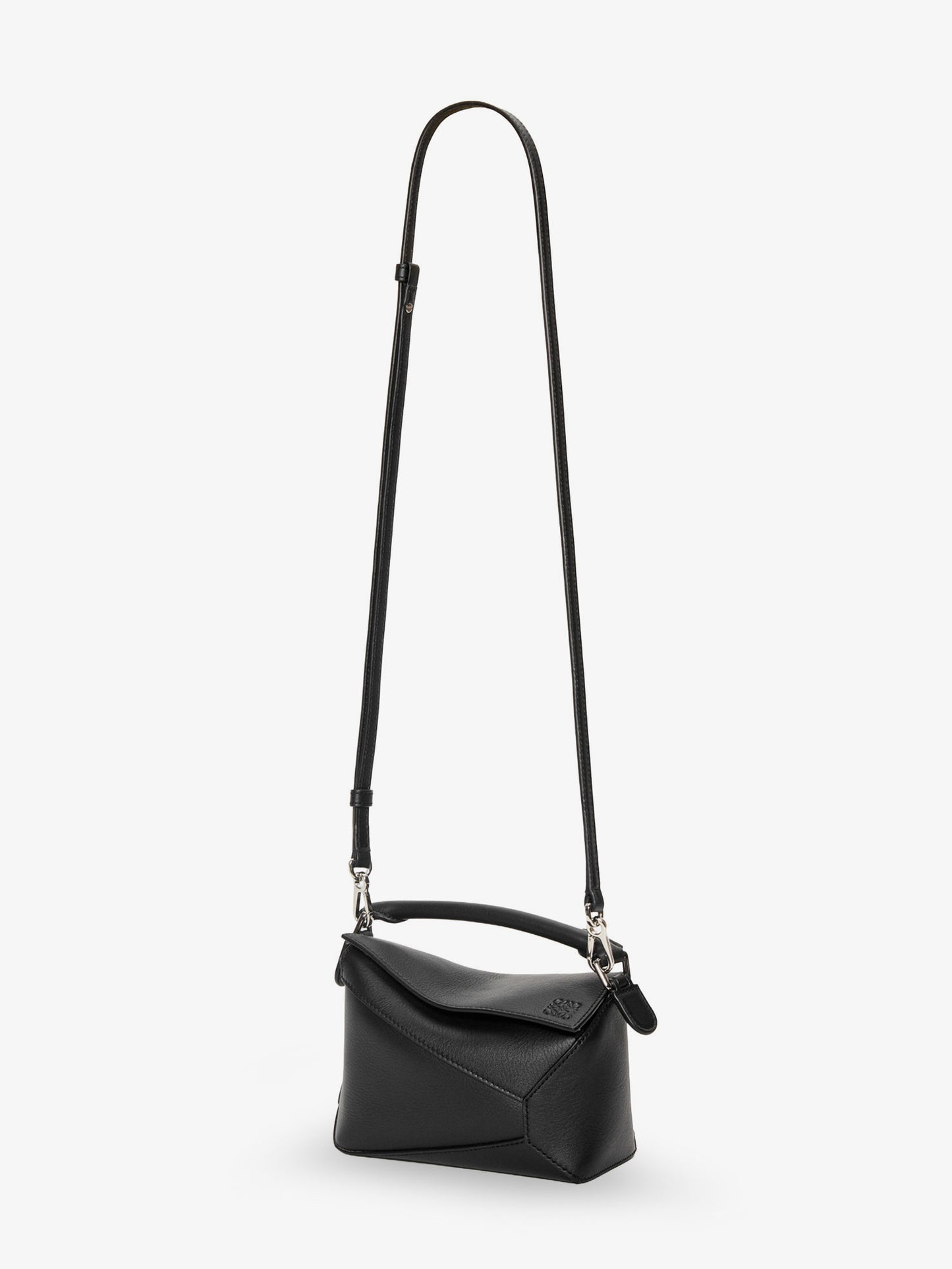 Puzzle Edge Leather Handbag