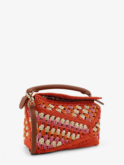 Paula's Ibiza-Puzzle Edge multicolor crochet handbag thumbnail