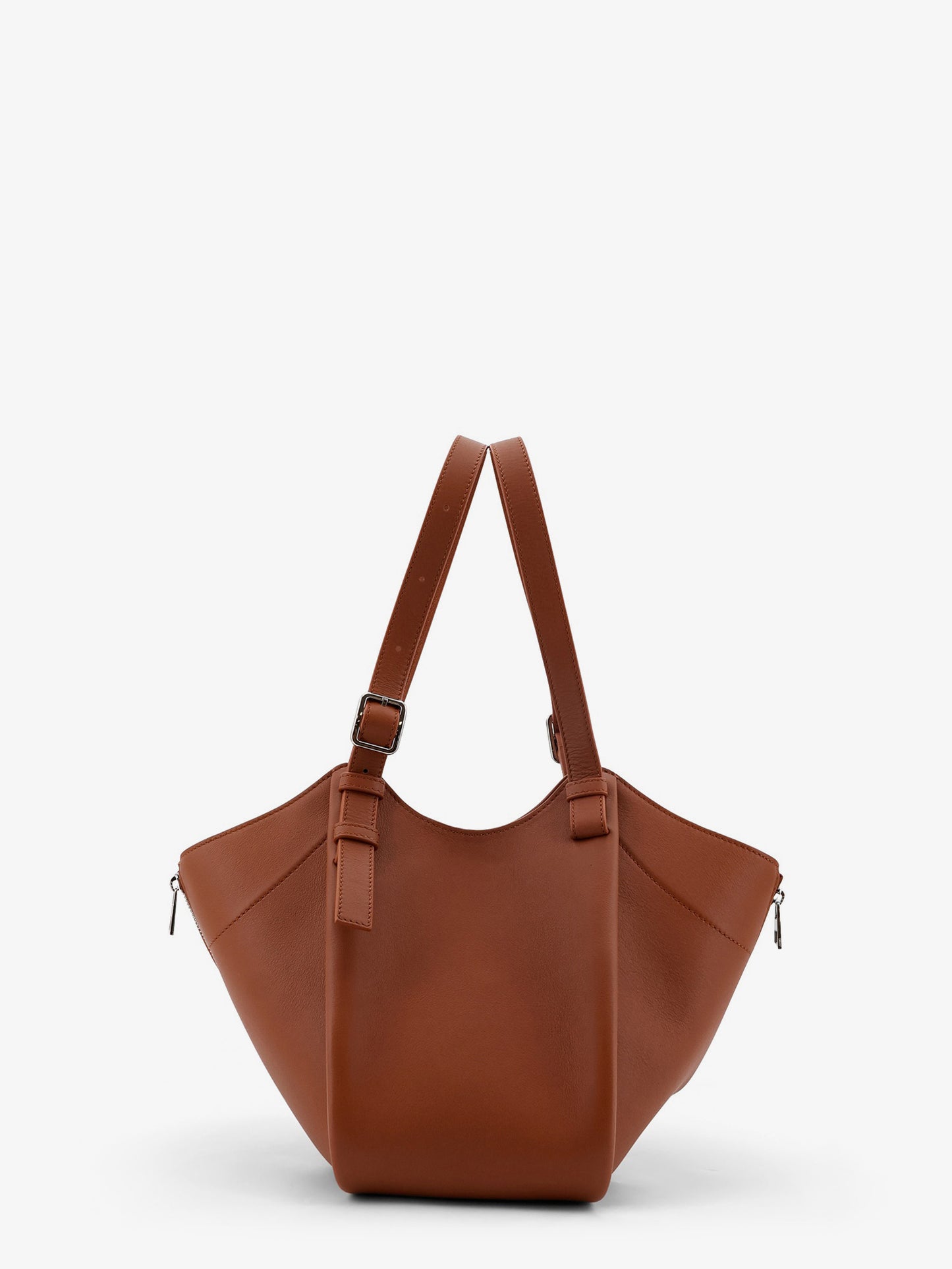 Hammock Flip leather handbag with front lettering logo