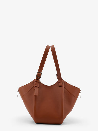 Hammock Flip leather handbag with front lettering logo thumbnail
