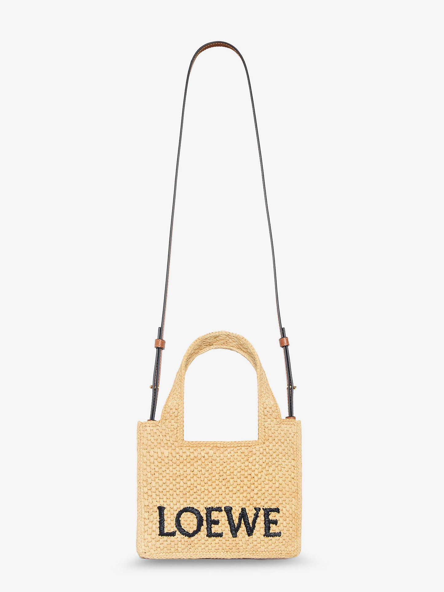 Paula's Ibiza -Loewe Front Mini Raffia Handbag