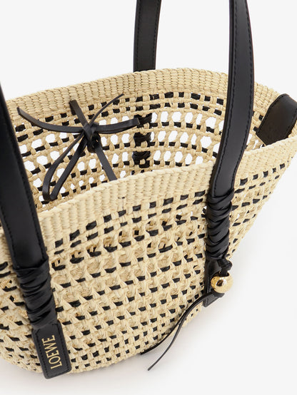 Paula's Ibiza -Braid Basket Small Iraca Palm Leaf Shoulder Bag thumbnail