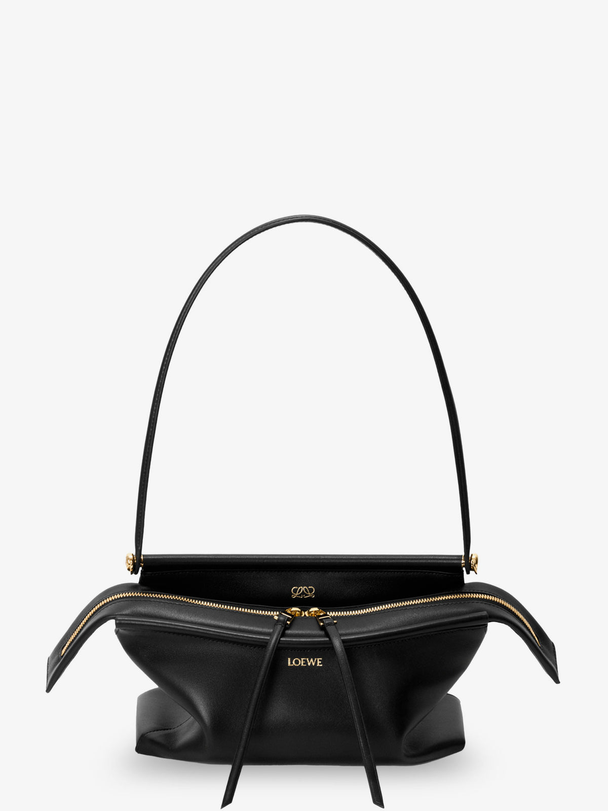 Borsa a mano Whisker Small in pelle