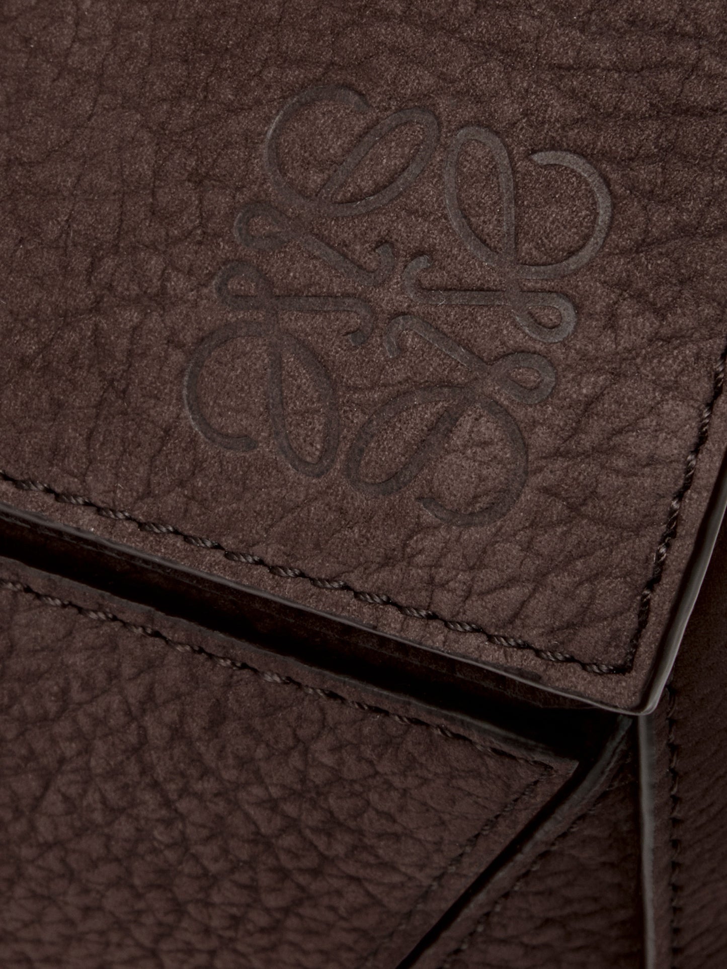 Borsa a mano Puzzle Large in nabuk