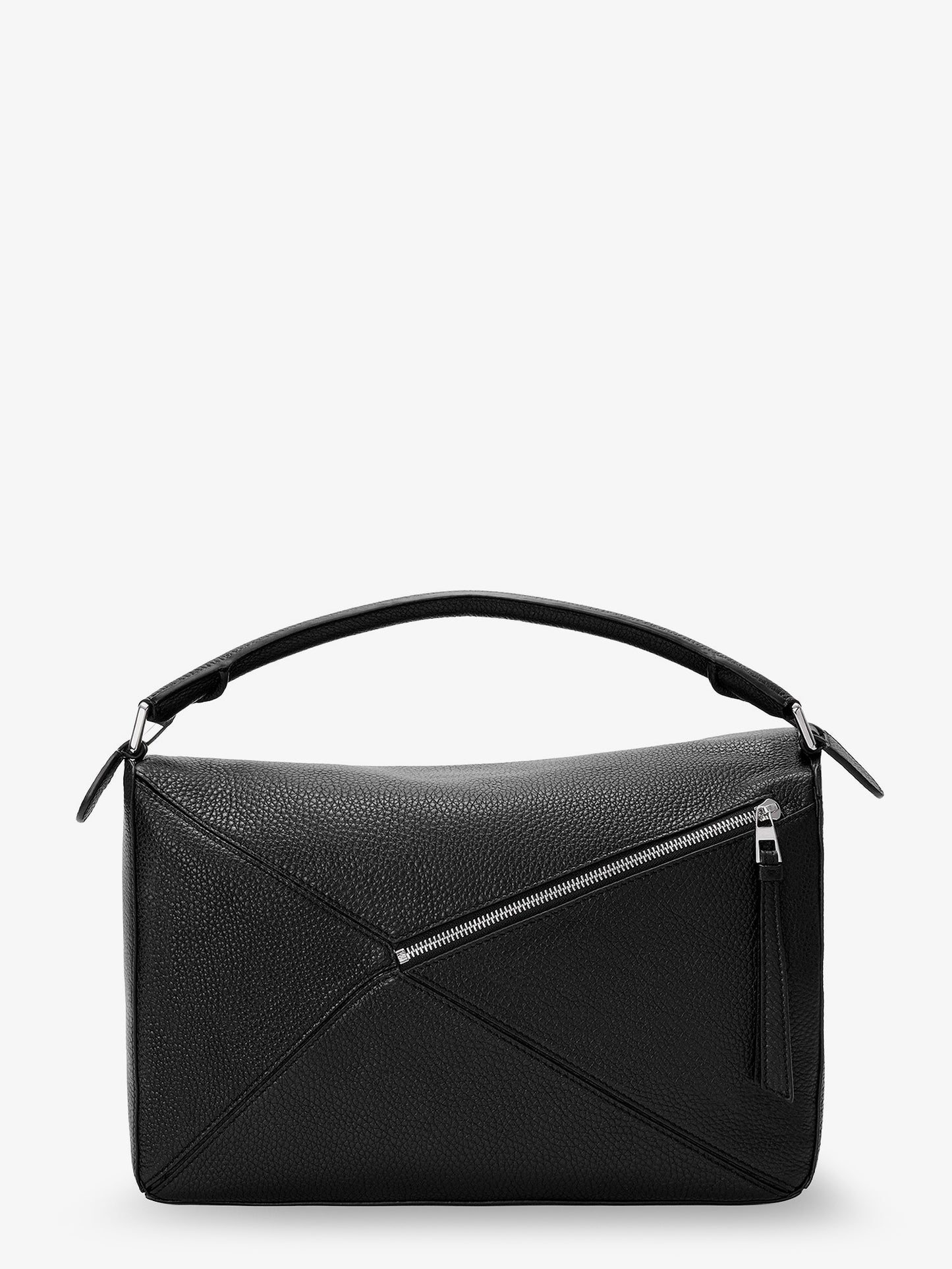 Borsa a mano Puzzle Large in pelle martellata