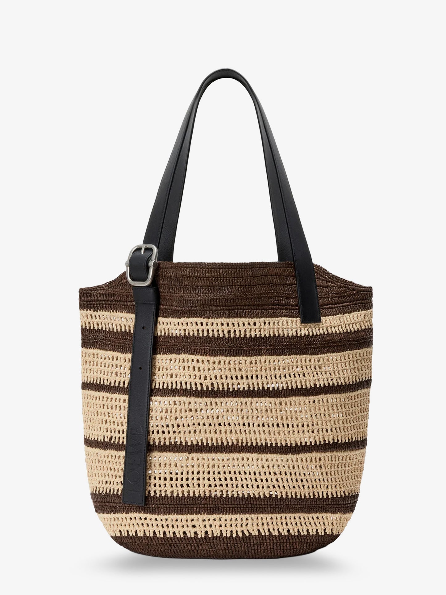 Borsa shopping Loop Paula's Ibiza in rafia bicolore