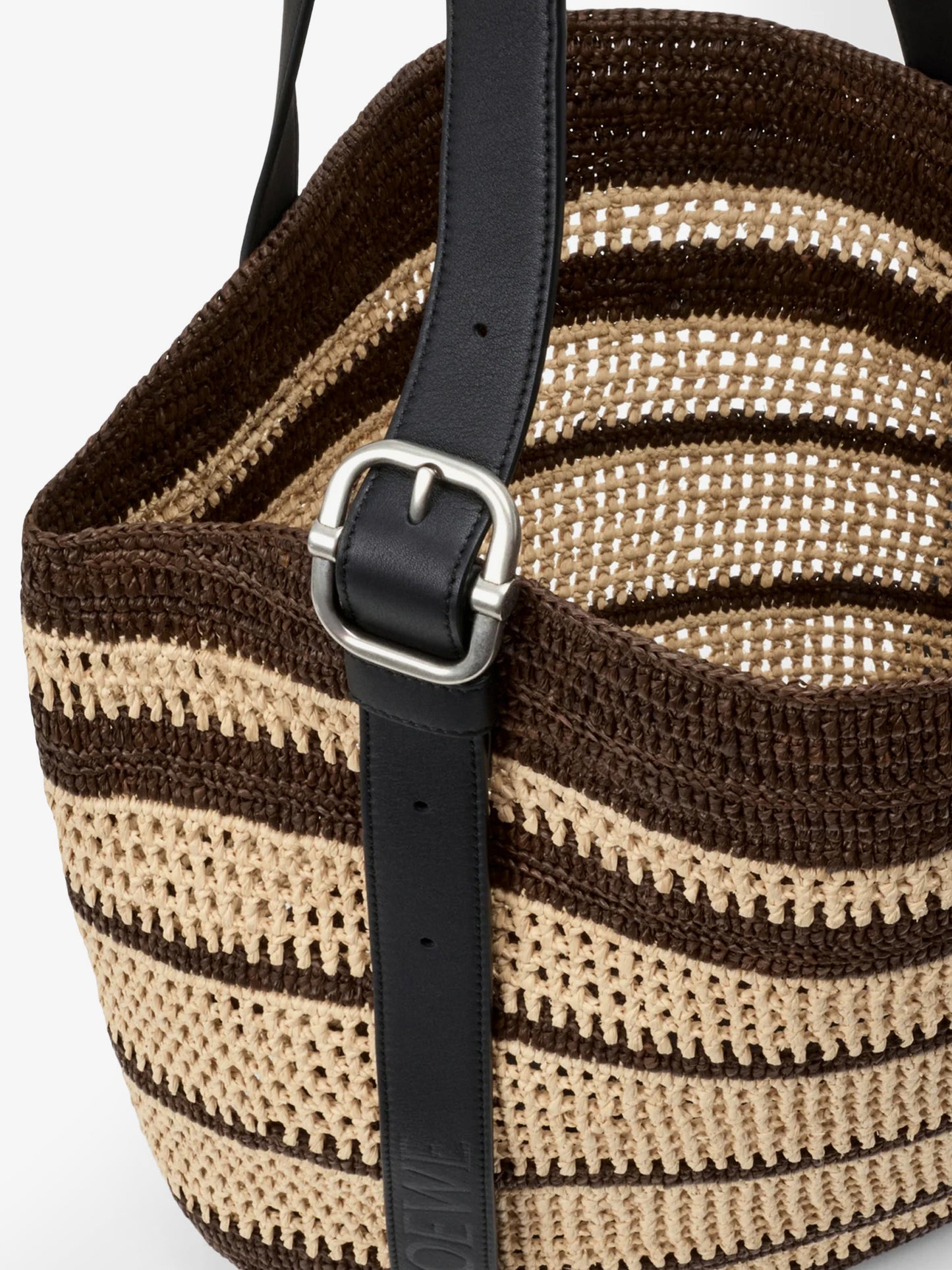 Borsa shopping Loop Paula's Ibiza in rafia bicolore