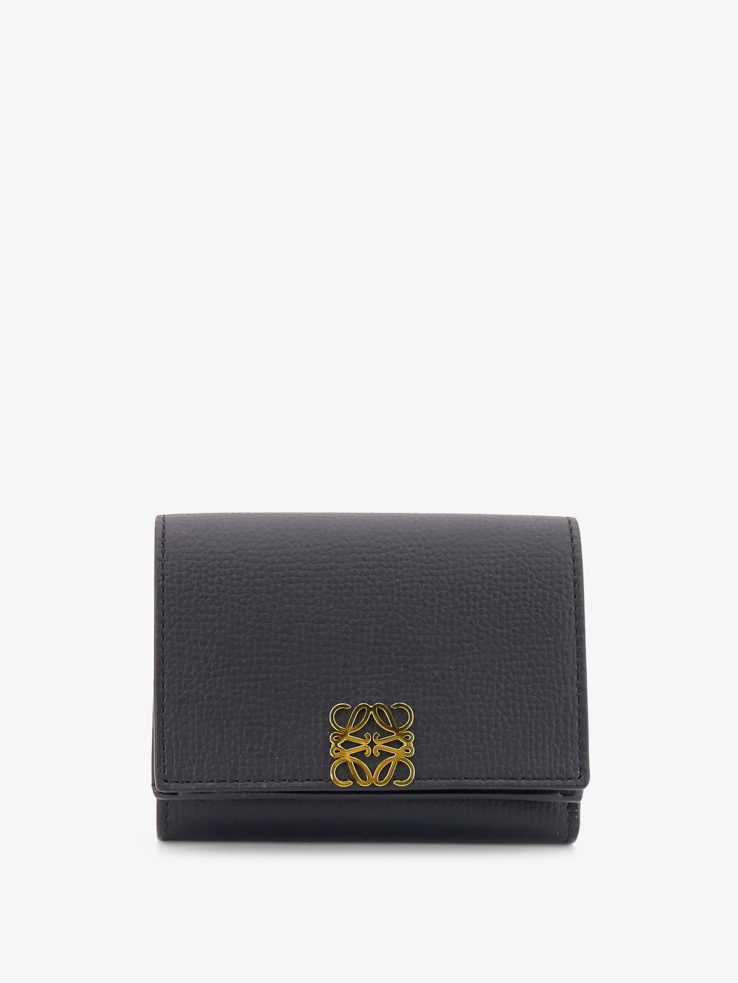 Anagram Tri-Fold Leather Wallet