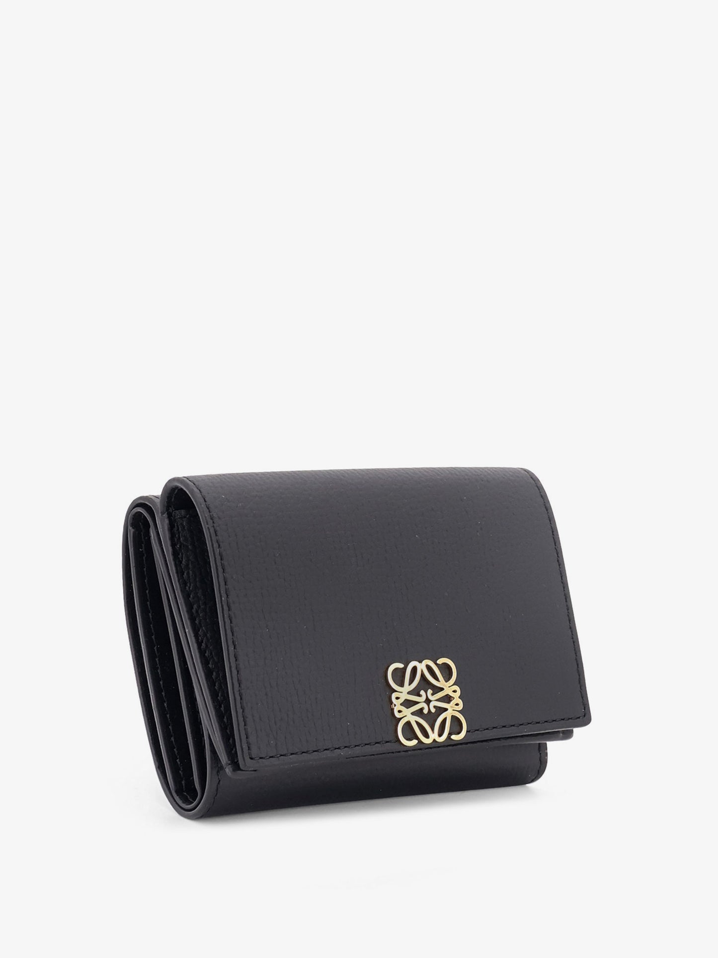 Anagram Tri-Fold Leather Wallet