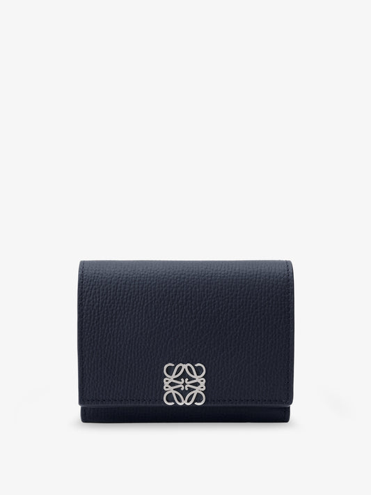 Anagram Trifold Leather Wallet