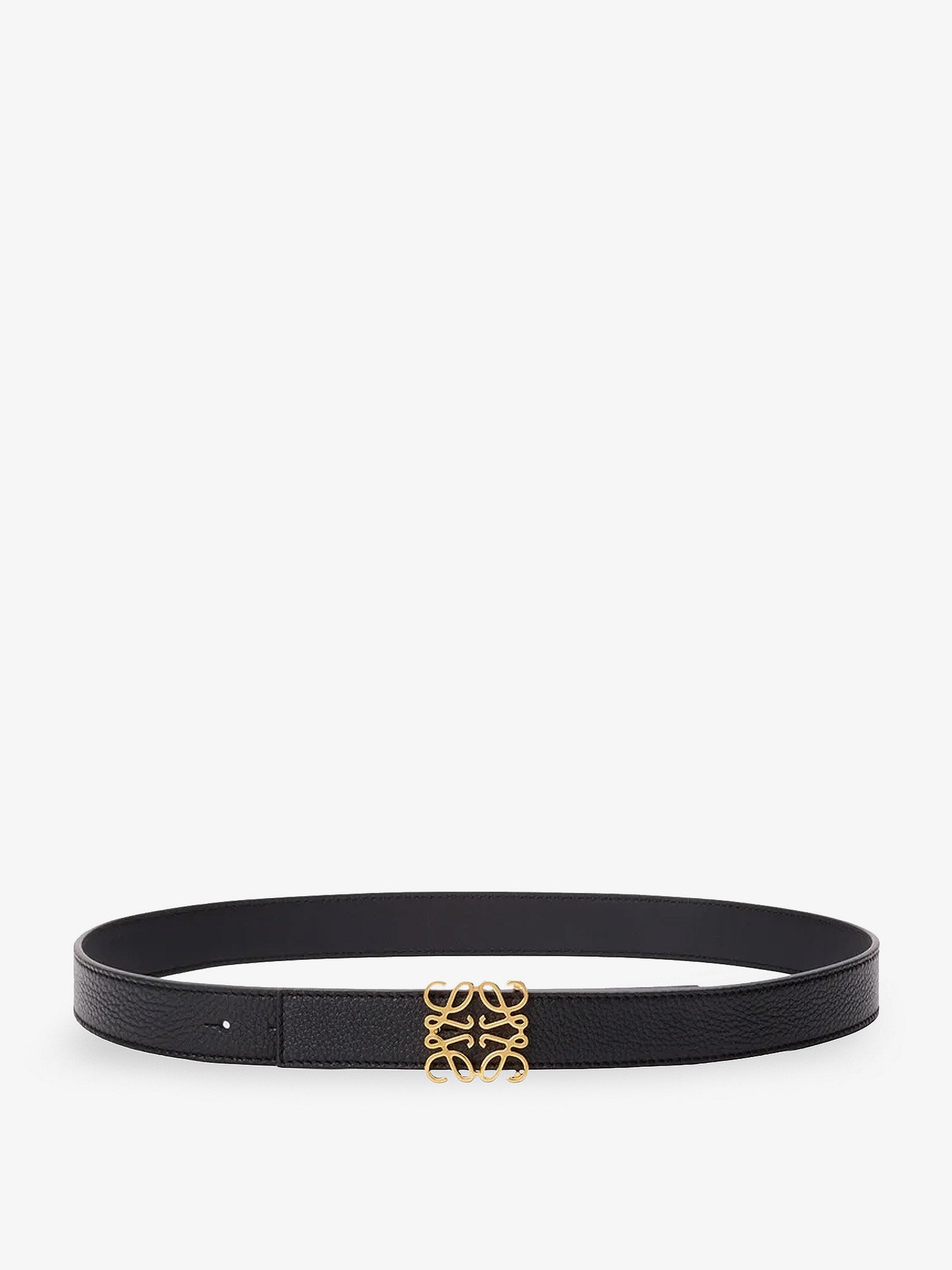 Reversible belt in soft leather