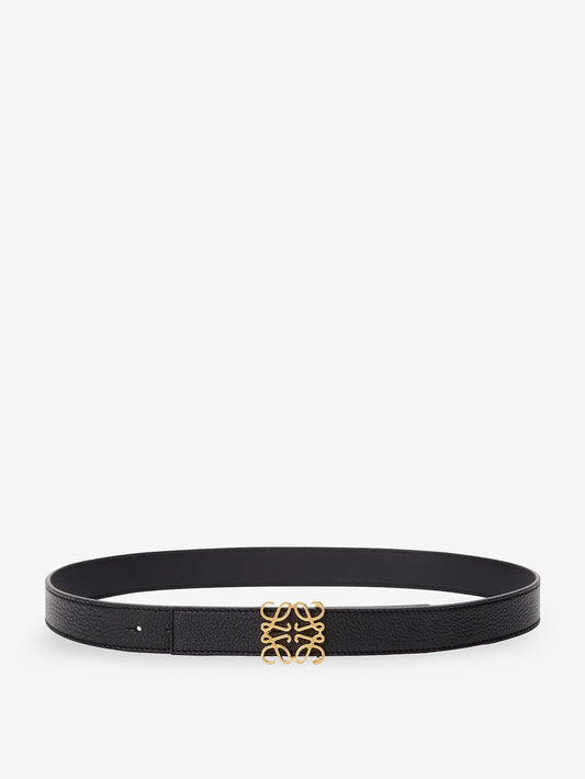 Reversible belt in soft leather