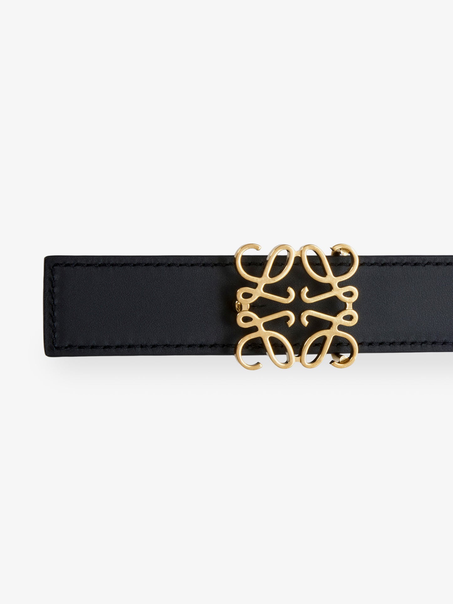 Reversible belt in soft leather