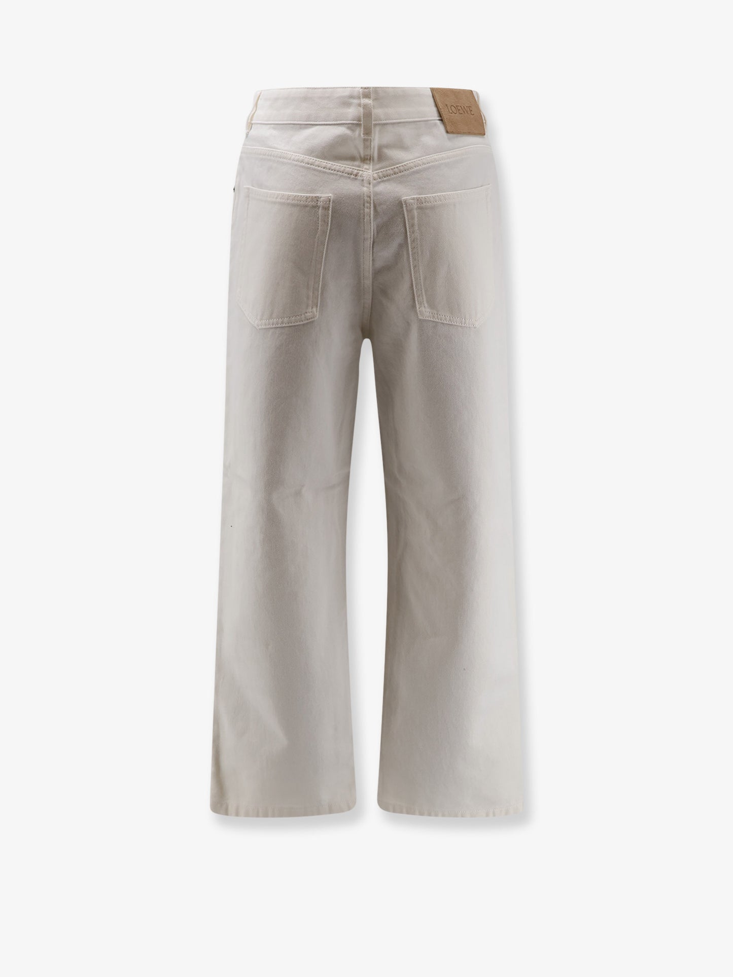 Pantaloni Anagram Baggy in white denim