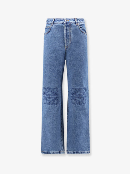 Anagram Baggy Jeans with embroidery on the front thumbnail