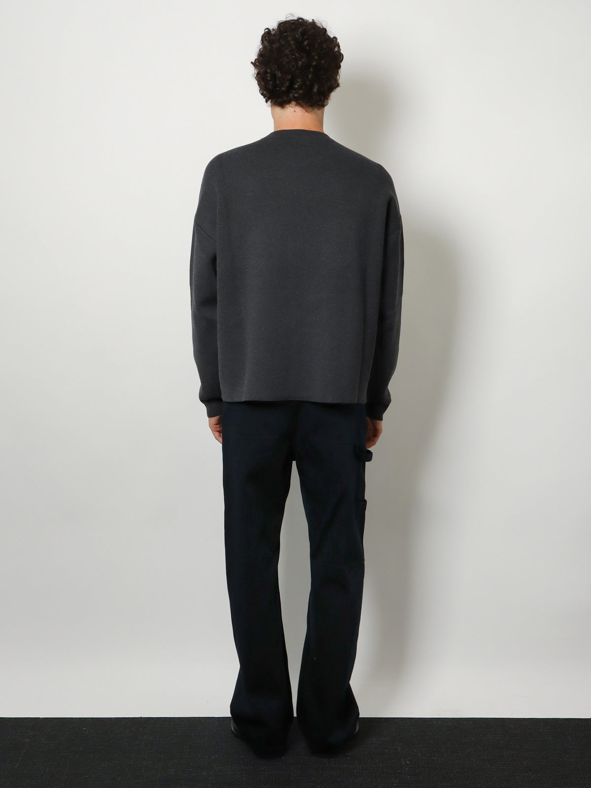 Anagram cotton blend sweatshirt