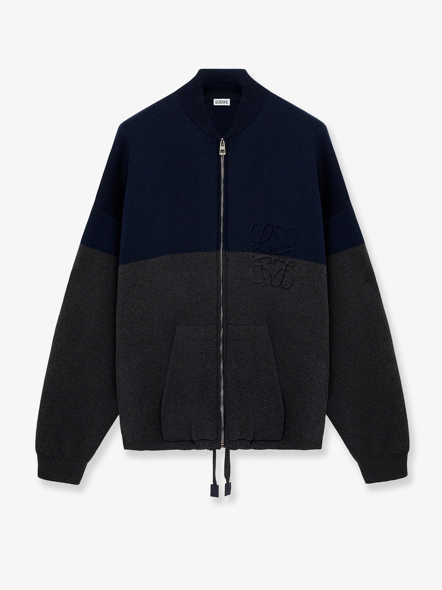 Cardigan Zip-up in misto cotone