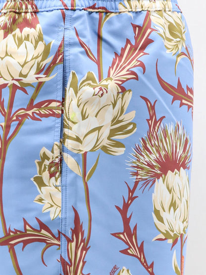 Paula's Ibiza floral print nylon swim trunks thumbnail