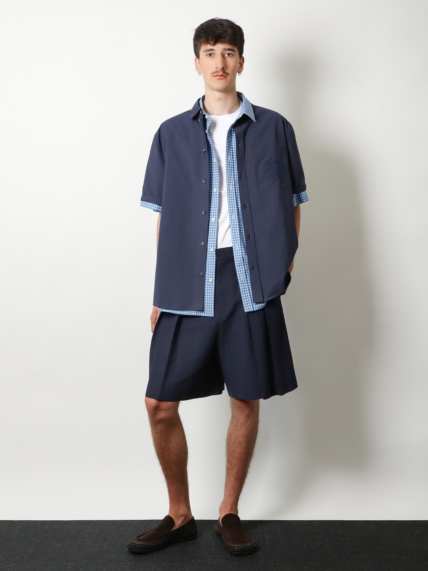 Paula's Ibiza linen and cotton bermuda shorts