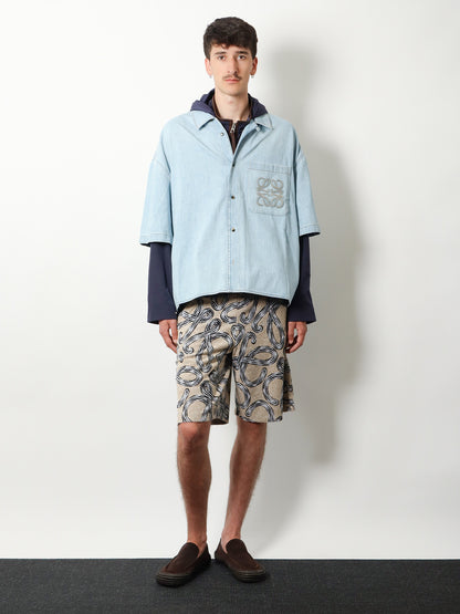 Paula's Ibiza - Terrycloth shorts with iconic print thumbnail