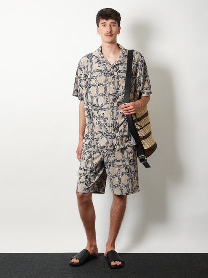 Paula's Ibiza - Terrycloth shirt with iconic print thumbnail