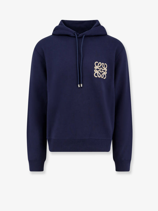 Cotton sweatshirt with Anagram logo embroidery on the front