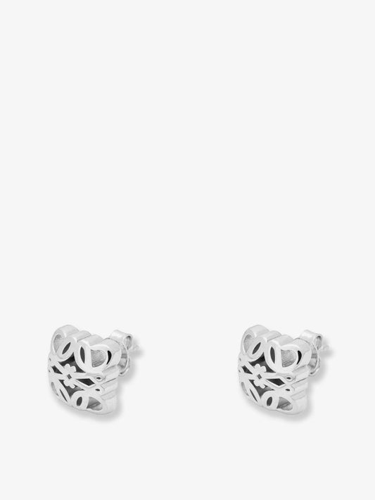 Anagram Bombé sterling silver earrings