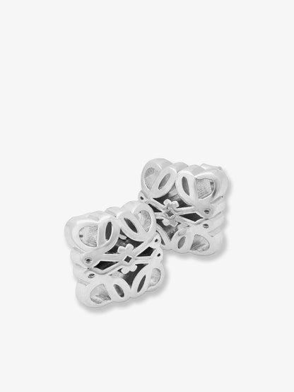 Anagram Bombé sterling silver earrings thumbnail