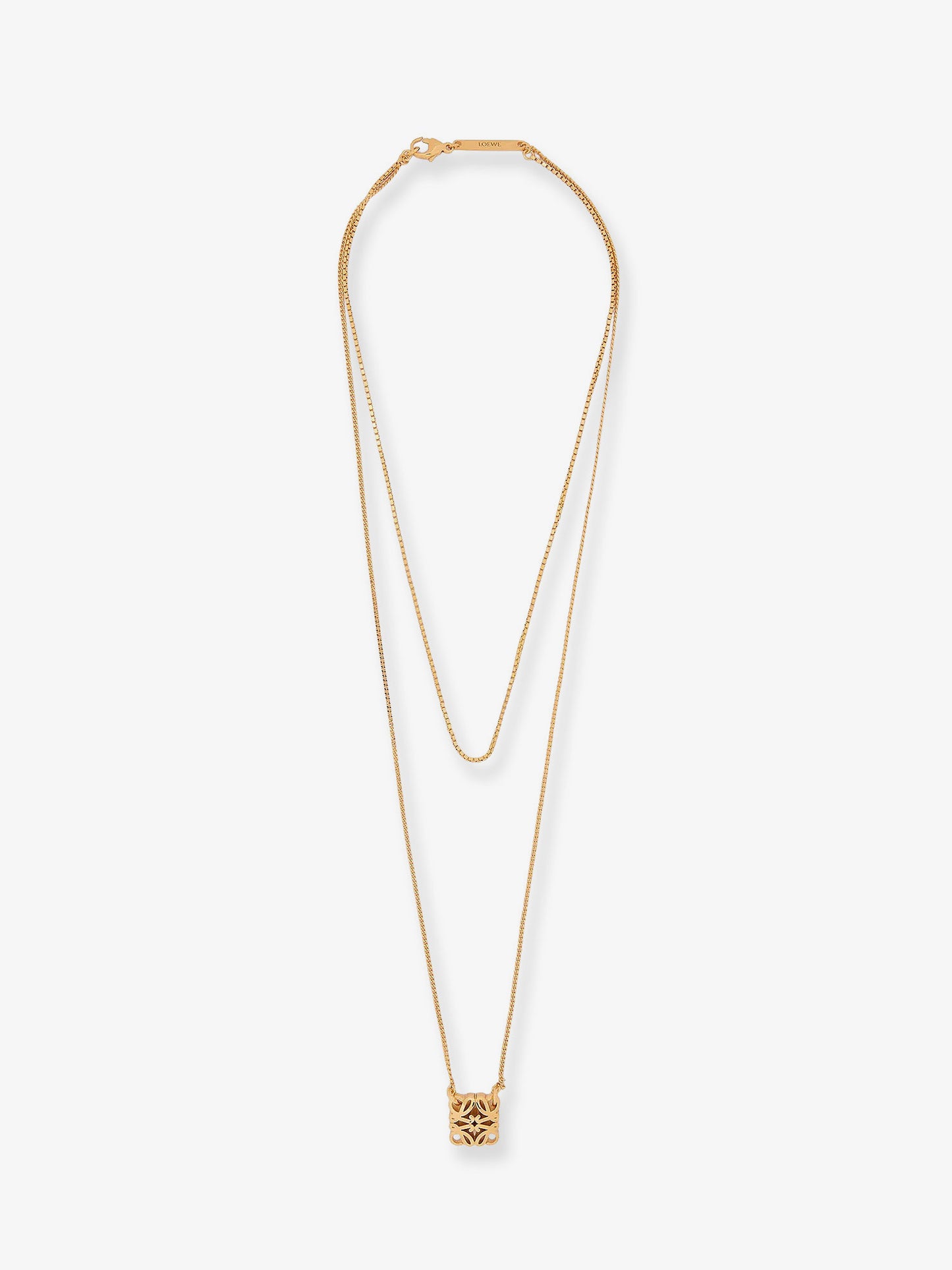 Paula's Ibiza -Collana Anagram Bombè in ottone