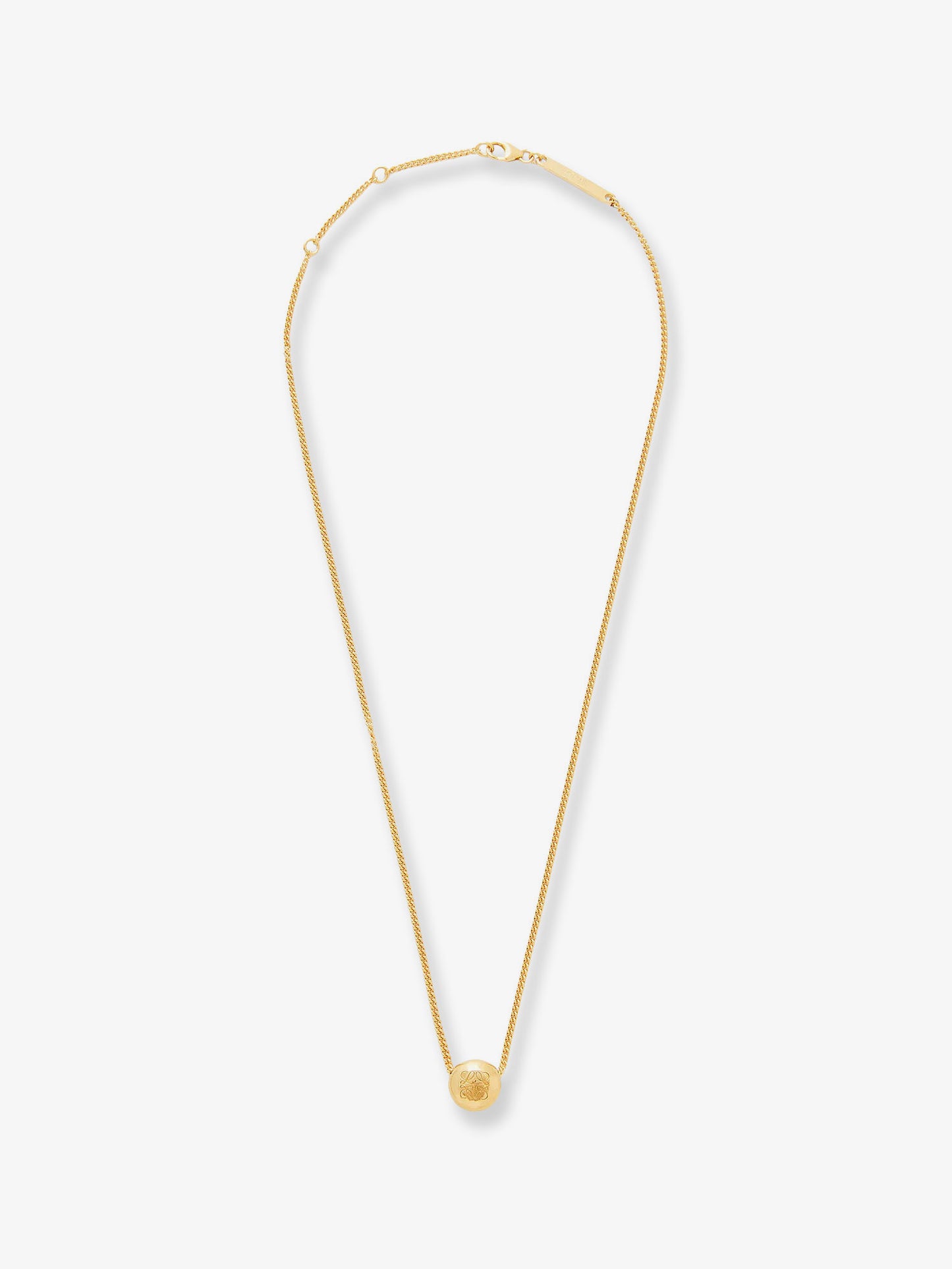 Paula's Ibiza -Anagram Pebble silver necklace