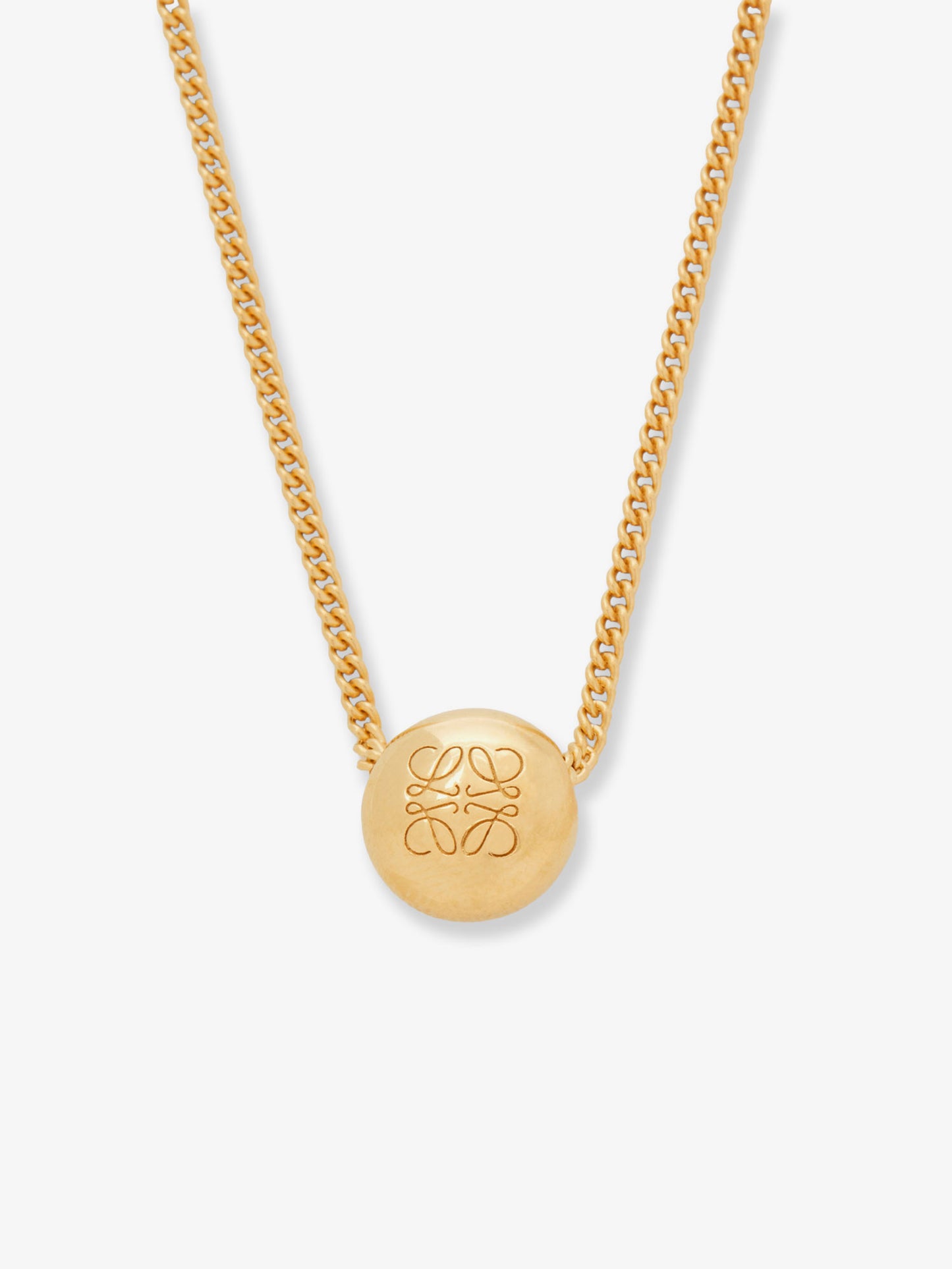Paula's Ibiza -Anagram Pebble silver necklace